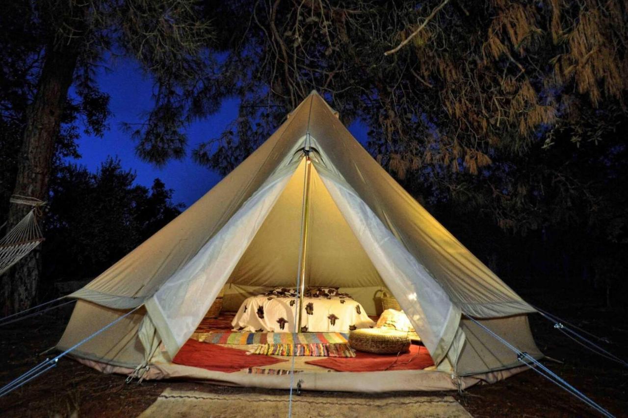 Villa Glamping At A Lovely Tent In Skiaxtro- Marathopoli Exterior foto