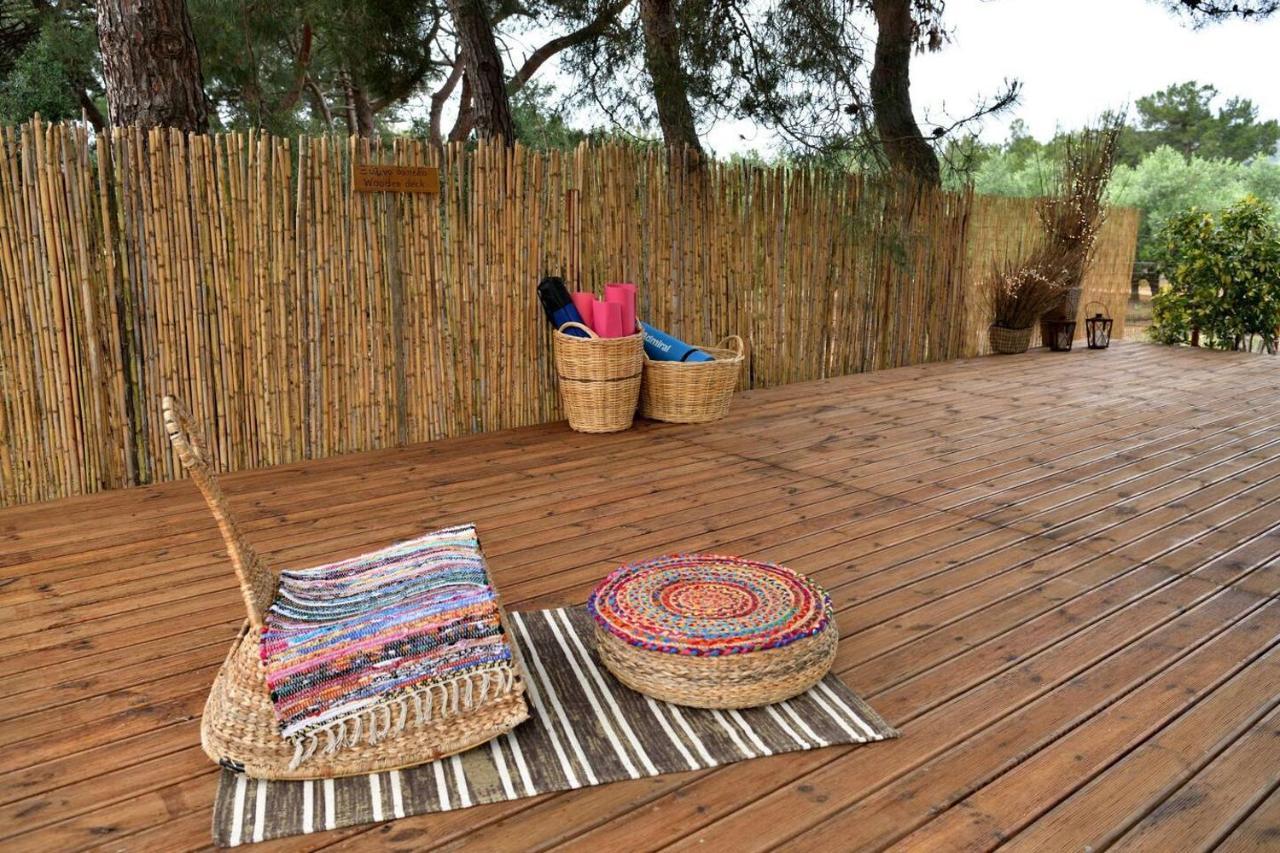 Villa Glamping At A Lovely Tent In Skiaxtro- Marathopoli Exterior foto